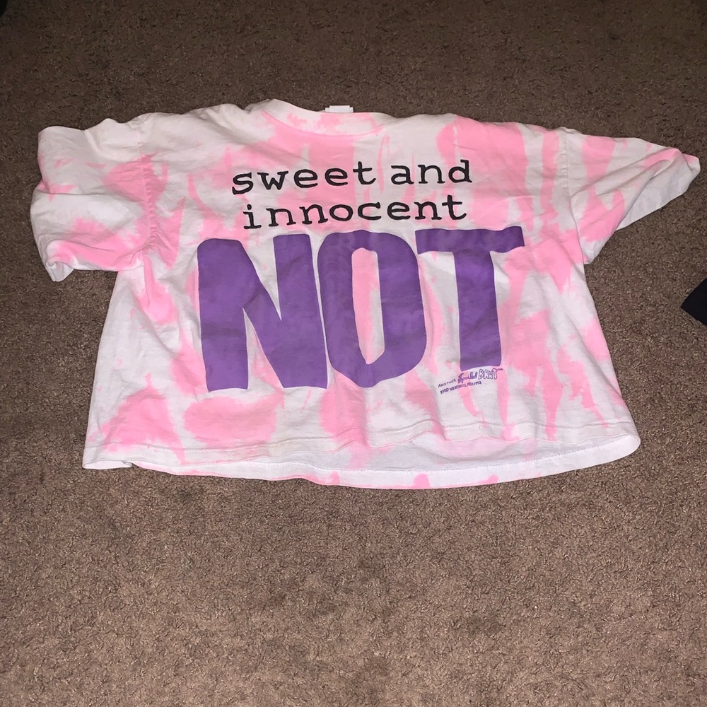 Sweet & Innocent NOT Crop Top